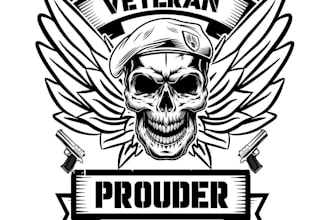do professional veteran logo design
