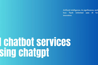 build a custom ai chatbot for your website or business