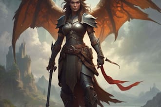 draw dnd character art design illustration