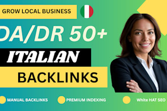 build high quality italian backlinks for italy local SEO