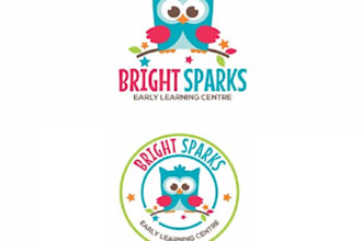 design awesome child care centre logo