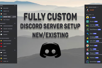create a custom discord server