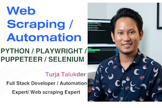 be your expert web scraper for fast data scraping extraction