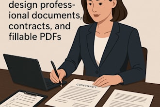 create format and design professional documents contracts and fillable pdfs