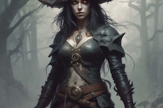 draw fantasy horror illustration