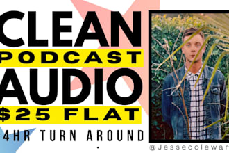 clean and enhance your podcast audio to sound professional