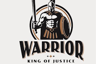design creative warrior logo