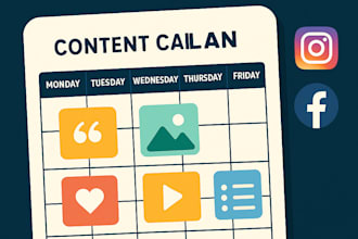 7 day social media content calendar for your brand