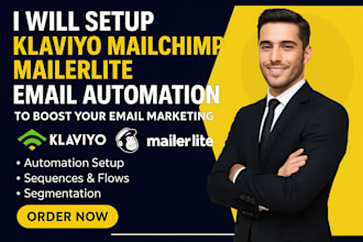 setup klaviyo mailchimp mailerlite email automation to boost your emailmarketing