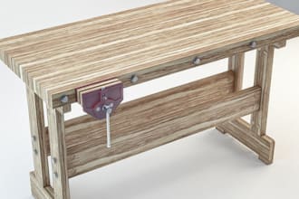 do 3d woodworking furniture model, 2d shop drawing, autocad laser cutting, diy