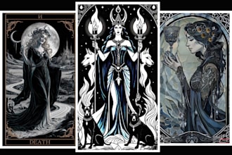 draw tarot cards card game board game oracle playing card game tarot card