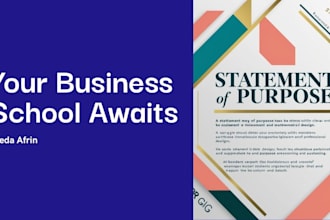 edit, proofread, and enhance your business school personal statement