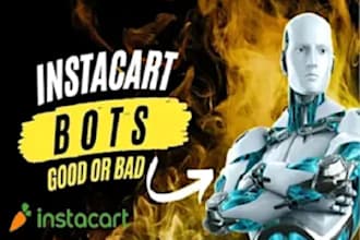 develop amazon driver bot, instacart bot, uberbot, slack bot, spark driver bot