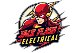 design awesome marvelous flash logo within 1 day