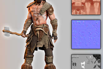 create 3d game ready characters for unity or unreal