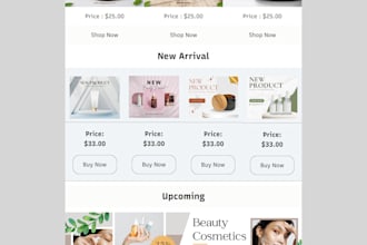 design an editable mailchimp template for email marketing