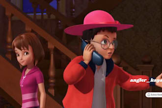 do 3d animation video, 3d character animation, 3d animated music video