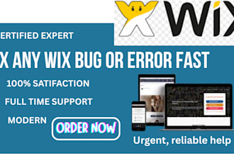 wix website error, bug, domain issue, mobile issue,  broken page idx mis