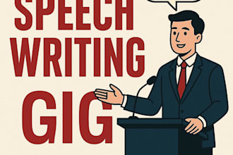 do speech writing  for your occasions