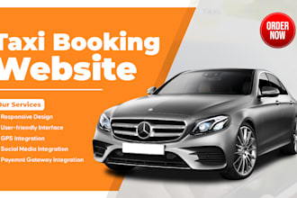 create custom taxi booking website