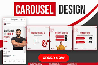 design editable canva instagram post facebook carousels design linkedin design