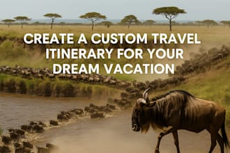 create a custom travel itinerary for your dream vacation
