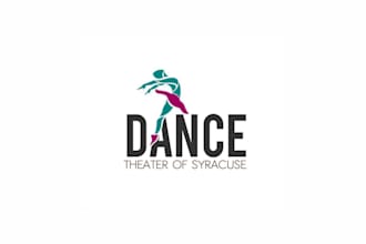 create a professional dance logo