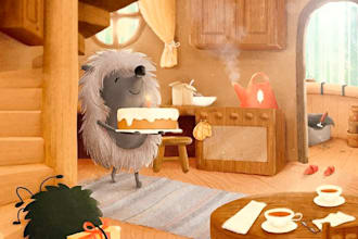 illustrate children story book illustration and children story book illustration