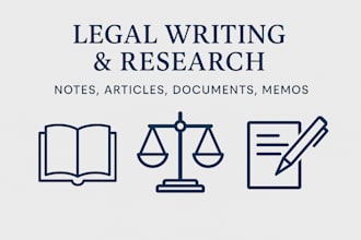 write legal articles research content and draft legal documents