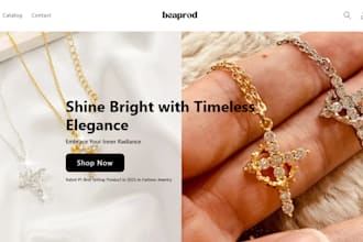 do shopify store design, shopify website design, shopify landing page redesign