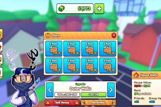 design great roblox UI , gui for your roblox game
