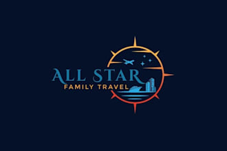 make a wonderfu agency  travel and hotel logo design