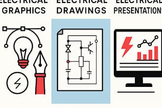 design professional electrical drawings, graphics, and technical presentations