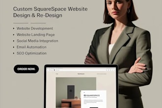 design squarespace website, property website, tour rental website