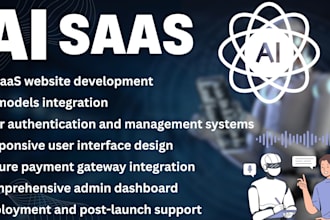 build ai saas website, ai saas app, ai agent software, ai web application