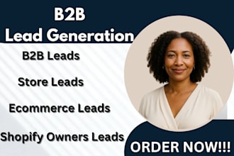 provide qualified ecommerce leads shopify owners emails store leads