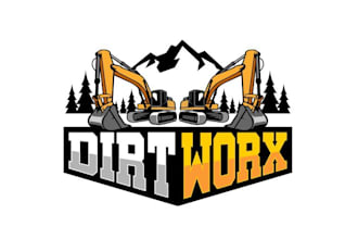 design awesome excavator logo