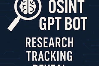 create a custom gpt bot for osint and data investigation