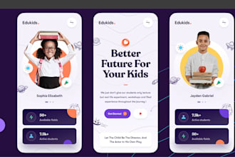 build kid learning app kids quiz game educational website mobile app development