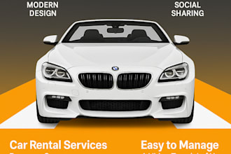 create professional car rental website for wordpress website