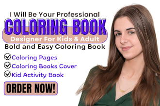 do adult coloring book coloring pages kid activity kdp coloring book canva ebook
