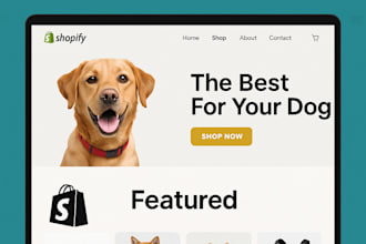 design shopify pet store shopify dog website shopify clothing shopify store