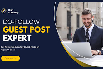 write and publish dofollow guest posts on high da websites