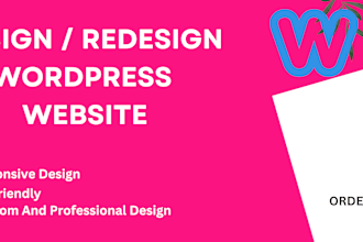 design a wordpress elementor landing page