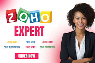 setup  zoho crm, zoho books, zoho sites, zoho forms, zoho desk