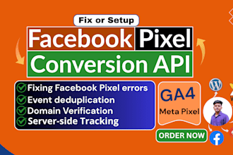 setup meta pixel, facebook capi, and server side tracking via GTM