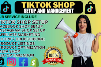 setup your facebook shop tiktok shop ig ecommerce setup affiliate marketing