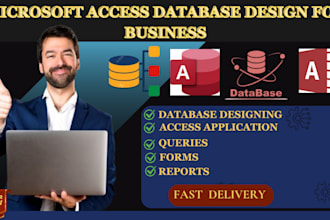 create microsoft access database for your business or personal needs