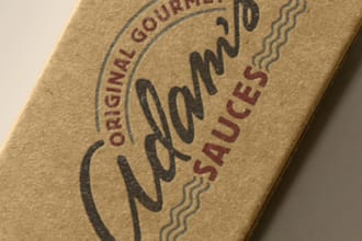 design attractive adams sauce logo