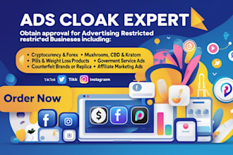 run crypto ads, forex leads google, facebook, tiktok ads cloak approval